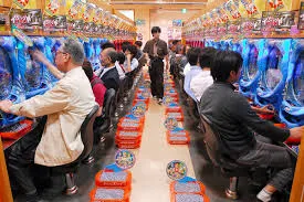 Shinjuku Cosmos Pachinko interior